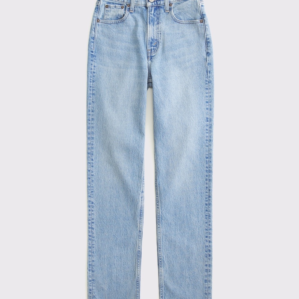 Abercrombie & Fitch Curve Love 90s Straight Ultra High Rise 26